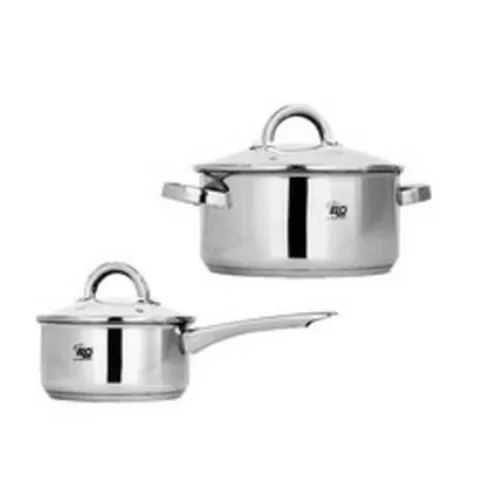 ELO 인덕션 메인토프 IH 스텐 편수냄비 16cm + 양수냄비 20cm 세트 2개