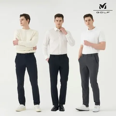 골프 신축 트리코트 롱팬츠 남성 3종세트 706979