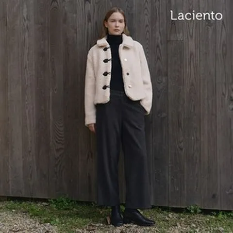 라씨엔토 니들펀치 세미와이드 팬츠 1종