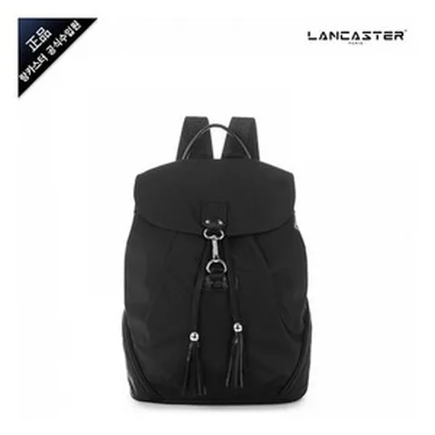 [랑카스터] LANCASTER 베이직 폼폼 백팩 미디엄 [514_42_NOIR]