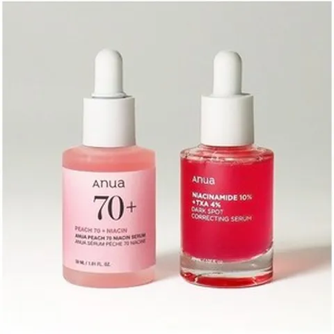 아누아 미백최강 세트 (다크 스팟 코렉팅 세럼 30mL+복숭아 70 나이아신 세럼 30ml), 1개, 30ml