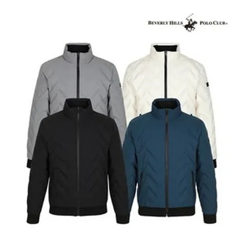 비버리힐스폴로클럽 남성 하이넥 핫멜트 패딩 점퍼 JP833