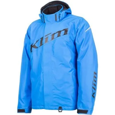 KLIM 남성용 본능 겨울 스노우모바일 재킷 |보냉 고어텍스|, Electric Blue Lemonade - Black, Medium, 1개