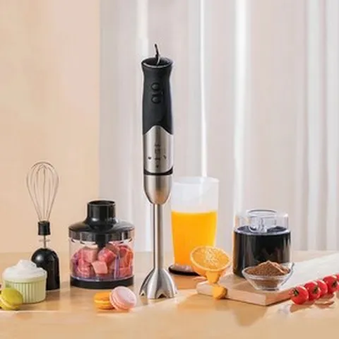 JENMV 핸드블렌더 6 in 1 핸드블랜더 세트 다용도 핸드블렌더 프로 핸드블렌더 이유식믹서기 초고속블랜더 거품기 소형믹서기 믹서기 전문가용 핸드블랜더 프로페셔널 주방용 전동기기, 5종 세트