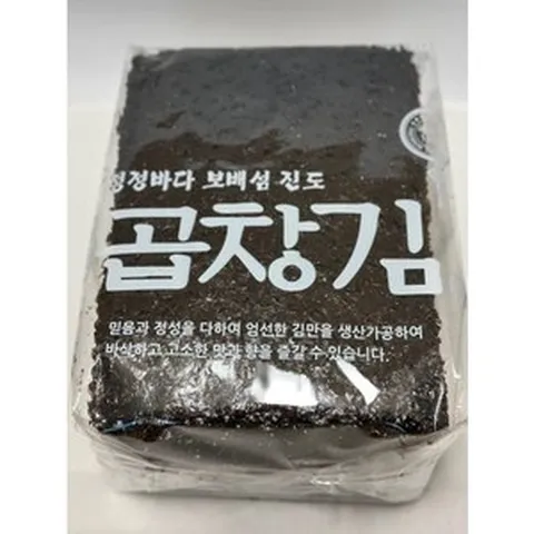 [이김이야 특품] 곱창김 명품 진도 특품 프리미엄 공장도매가격 저렴한 [24년 11월 생산/햇김] 100매 [원산지:국산(전라남도 진도군)], 1개, 400g