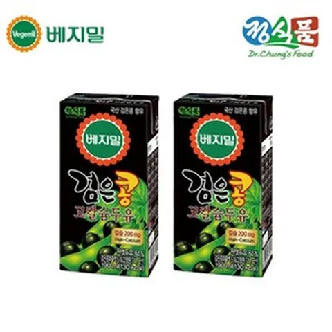베지밀 검은콩 두유 고칼슘 190mlx72팩, 검은콩 두유 고칼슘 베지밀/190mlx72팩, 72개, 190ml