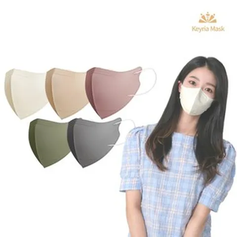키리아마스크 KF-94 새부리형 중형 컬러 마스크