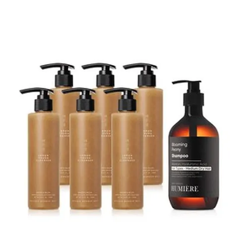 조성아 원더바스 레몬청 클렌저 200ml 6개 + 위미에르 블루밍 피오니 샴푸 500ml 1종 증정