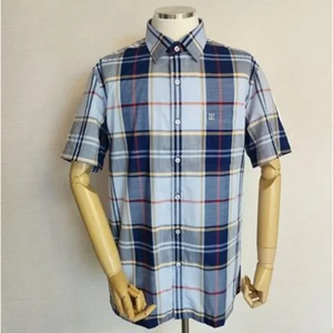 [매장정품] 닥스 DAKS 남성용 체크 반팔 여름 셔츠 남방 시원한원단