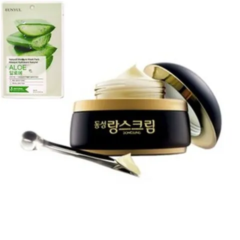 동성 랑스 크림 50g + 은율 내츄럴 알로에 마스크팩, 1개