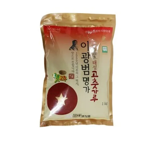 태성식품 이광범명가 국산고추가루1kg 2개 2023년산 국산햇고추 100% 괴산고춧가루 햇고추 이광범 명가, 1kg