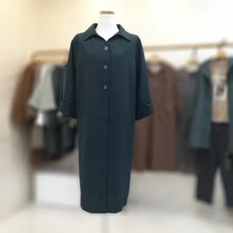 크레송 뒷벨트 단추클로징 원피스MFCGOG01