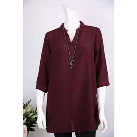 홍승애풍기인견 블라우스 델리 2컬러