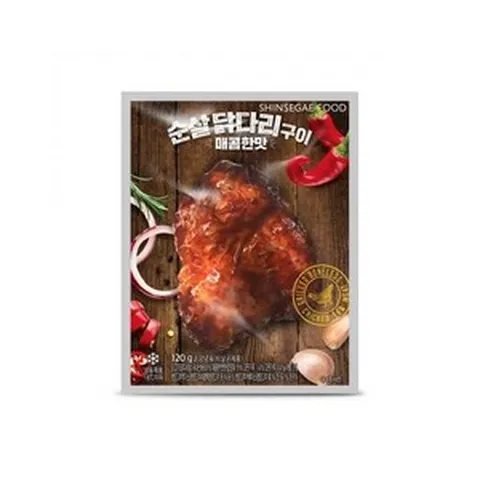 신세계푸드 순살 닭다리구이 매콤한맛 120g 4입, 1개, 480g