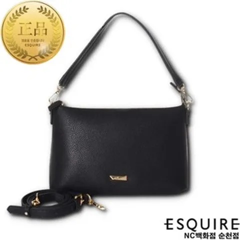 [에스콰이아] <독점판매 1위 63%할인> 여성 오플 엠보 데일리 숄더&크로스백 (오프라인매장 BEST제품) [블랙] 영민
