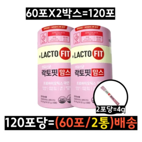 락토핏 맘스 유산균, 4g, 1개