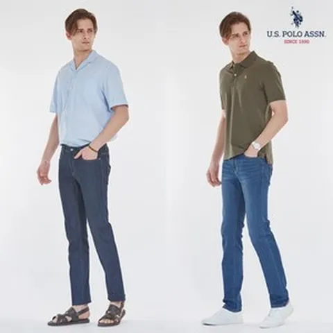 폴로 클래식 화이트라벨 남성 데님팬츠 2종 패키지