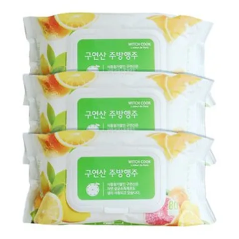 세균 싹 찌든 때 구연산 주방행주 1팩(80매) 20개, 80개
