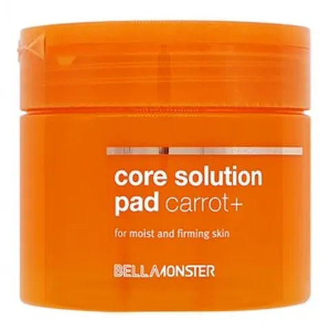 벨라몬스터 코어솔루션 패드 캐롯플러스 본품 70매 얼굴 주름개선 각질제거 스크럽 모공케어, 상세페이지 참조