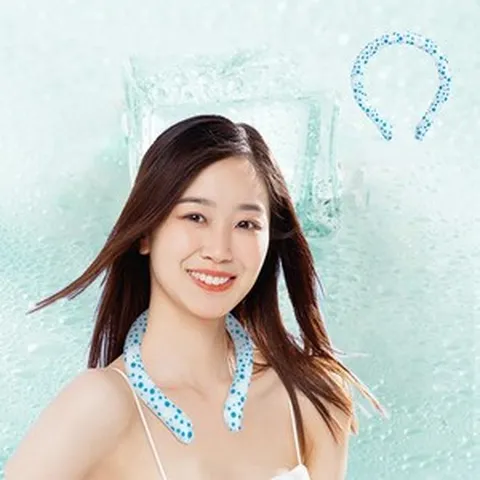 빠른 냉각효과를 블루필 넥쿨러 베이직 플러스, 1, 블루 도트