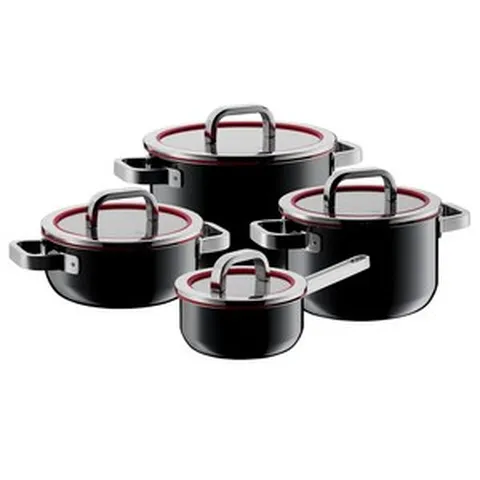 WMF 퓨전테크 미네랄 냄비 4종 세트 블랙 레드, 1개