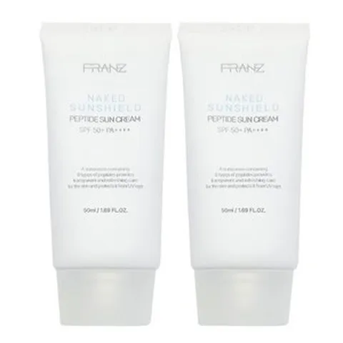 최화정 프란츠 시그니처 썬크림 네이키드 (50ml+50ml), 2개, 50ml