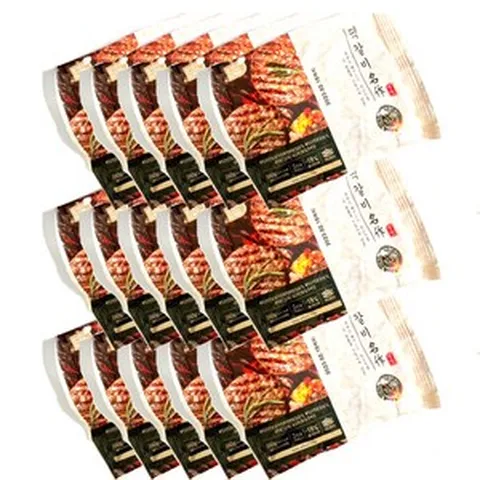 [김나운더키친] NEW 직화 떡갈비 (80g*2)*10팩, 160g, 15개