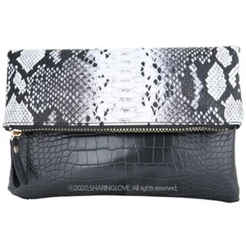 에포테쉬 레더 클러치백 (스네이크)