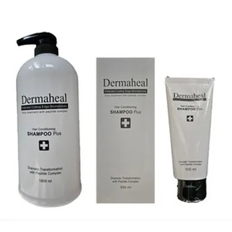 더마힐 샴푸 500ml + 나하 고급 돈모 가시 브러쉬 1-5호선택, 컨디셔닝샴푸 500ml + 샴푸 100ml