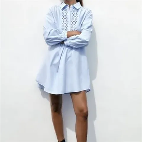 자라 루즈핏 셔츠 원피스 ZARA