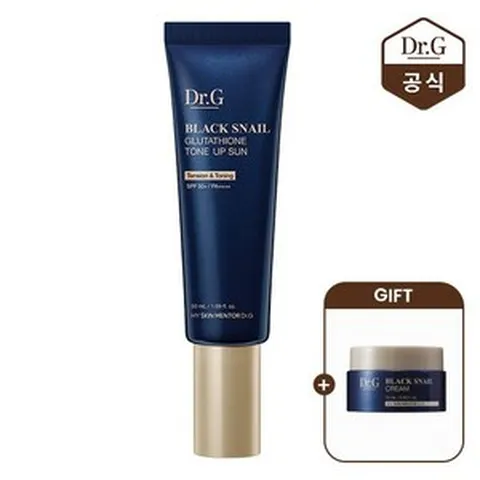 [닥터지] 블랙스네일 글루타치온 톤업 선 50mL+크림15mL, 단품