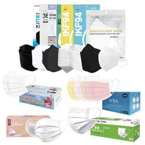 마스크 창고대방출 KF94 KFAD KF인증 대형 소형, KFAD 더 맑은 코랄, 1개, 1500장