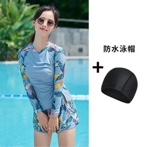 체형커버 신혼 일본온천수영복 여행 래쉬가드 촬영 호텔 휴양지 괌 긴팔