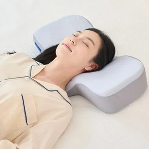 [네이버 BEST 1위]잠솔솔 경추베개 목이편한 메모리폼 일자 수면 숙면 꿀잠 기능성 코골이 맞춤 1+1, 텐셀, 2개