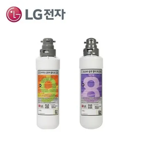 LG전자 퓨리케어 얼음정수기 필터 세트 WD120MCB WD120MNB WD220MCB WD220MNB WD720RH WD720RK JMB사은품증정, 3. 바이러스 클리어 필터+중금속9 흡착 필터