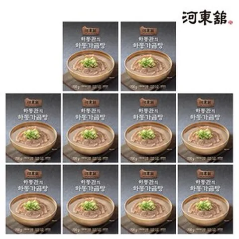 (기한임박특가 : ~25년 01월 22일까지) 하동관의 하동가곰탕 700g 10팩, 10개