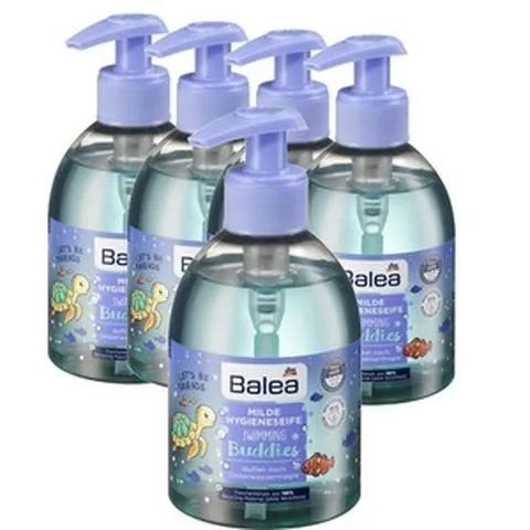 독일 발레아 Balea Liquid soap kids 어린이 스위밍 버디스 리퀴드 핸드워시 300ml, 5팩