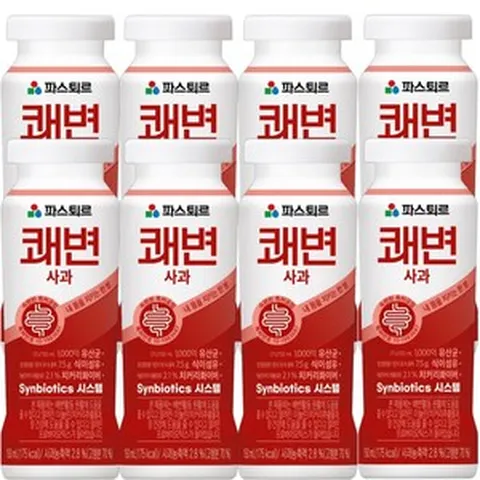 파스퇴르 쾌변요구르트 사과, 150ml, 12개