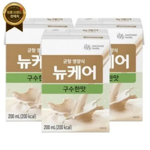 뉴케어 구수한 맛 200ml 60팩 단백질 균형영양식 암환자영양식 [원산지:국산(충청남도 천안시)], 메디웰 구수한맛 200ml 60캔