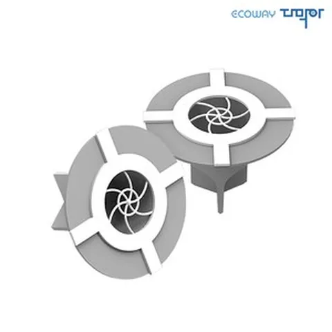 에코웨이 다막아 싱크대 화장실 욕실 하수구트랩 배수구덮개 벌레 악취 냄새 차단 마개, 6. 욕실용_2개, 1세트