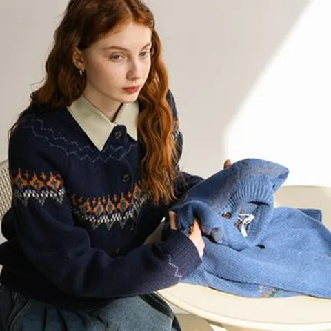 피그먼트 나그랑눈꽃 가디건(PBCF-NCDW032)