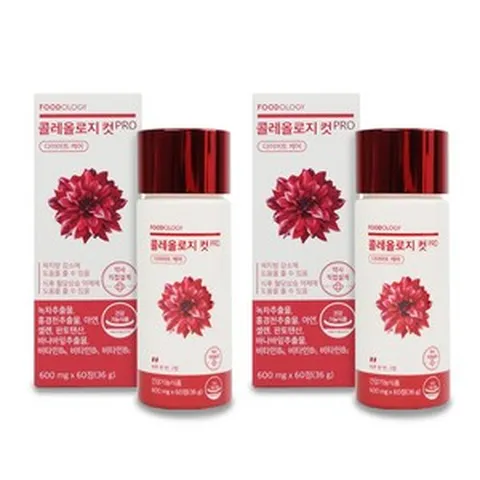 푸드올로지 콜레올로지 컷 PRO 다이어트 보조제 600mg, 2개, 60정