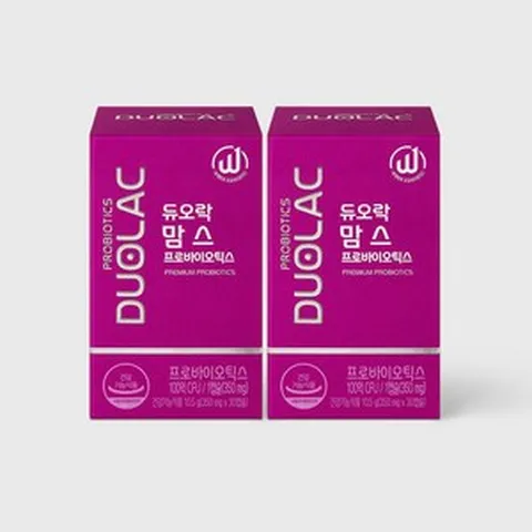 듀오락 맘스 임산부 수유부 유산균, 2개, 30캡슐