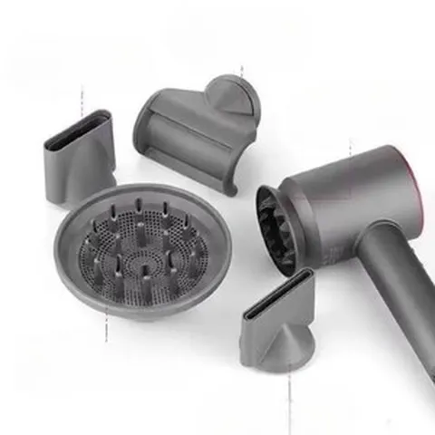 다이슨 드라이어 노즐 호환 악세사리 프리스타일링 부품 디퓨저 에어브러쉬 HD15 HD08, 03.그레이 고온 저항 부드러운 노즐