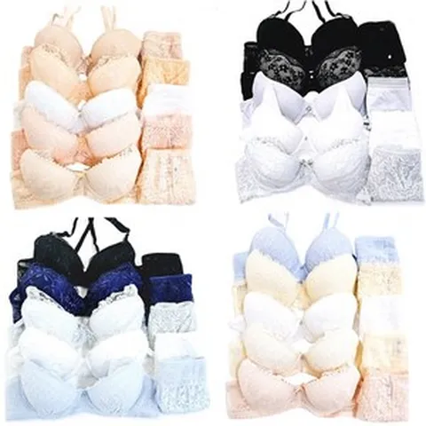 컬러풀 브라 5종＋ 팬티 5종세트 여성속옷 10종세트