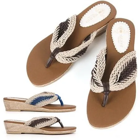 여성쪼리 스트랩 샌들 슬리퍼 폴로아킨스 2790-29, 2790-29브라운_245