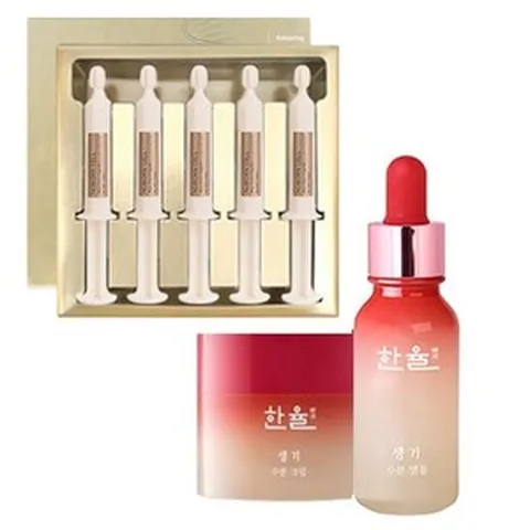 [기초세트 추가]누본셀 블랑두부 시즌3 블랑파워 앰플 (7ml * 5개)1박스 +한율생기 앰플+생기크림, 1세트, 7ml