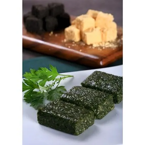 [오복떡방] 현미밥알쑥인절미 10개입 1kg 제주해풍쑥떡 옛날밥알쑥떡 당뇨떡 밥알 찹쌀떡 옛날인절미떡 쑥떡, 100g, 10개