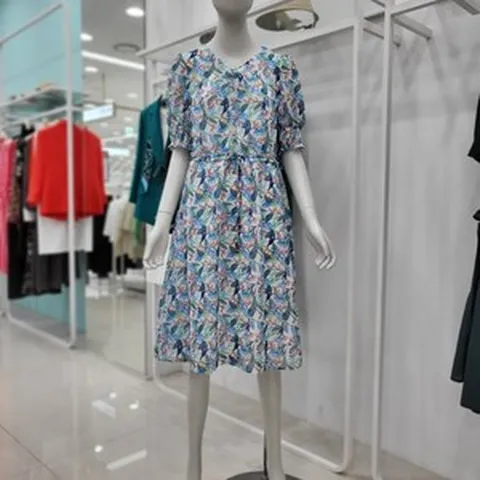 쉬폰 프린트 원피스 CADU5-WOP180-3950