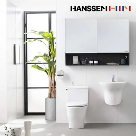 [한샘] 오블리크화이트 소형욕실, 1개